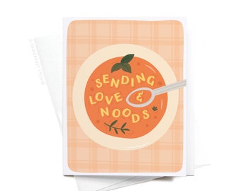 Sending Love & Noods Soup Greeting Card – GRT0358