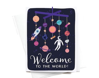 Welcome to the World! Galaxy Mobile Greeting Card – GRT0190