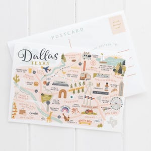 Carte postale de Dallas - PST0002