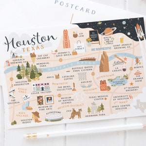 Carte postale de Houston - PST0002-C