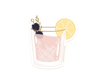 Cocktail Sticker