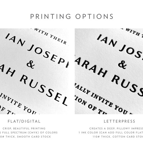 Vintage Forest Woodland Deer Modern Minimal Simple Traditional shops Flat or Letterpress Printed Wedding Invitation Suite Set