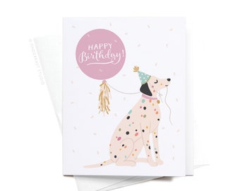 Happy Birthday Dalmatian Greeting Card – GRT0425