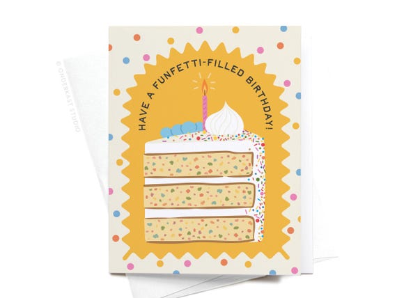 Funfetti-Filled Birthday Card Funfetti-Filled Birthday Card