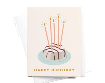 Happy Birthday Zebra Cake Greeting Card – GRT0471