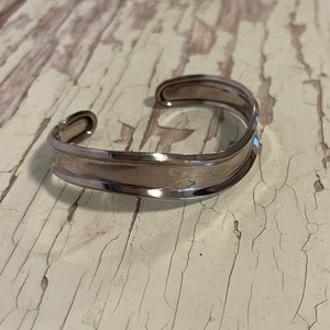 Vintage Bracelet Jewelry 925 Sterling Silver Wavy Cuff Bracelets for Men Gift Ideas Christmas Gift Unique Gift Holiday Gift Christmas Gift