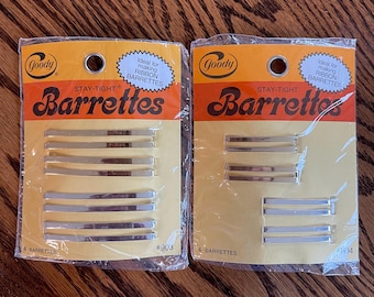 One Package: Vintage Goody Stay Tight Barrettes Unopened NOS
