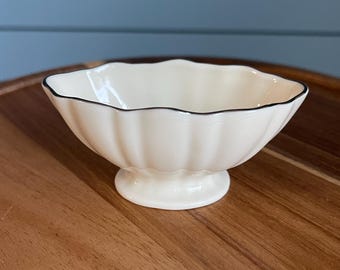 Vintage Platinum Trimmed Lenox Symphony Mini Bowl | Sugar or Salt Bowl
