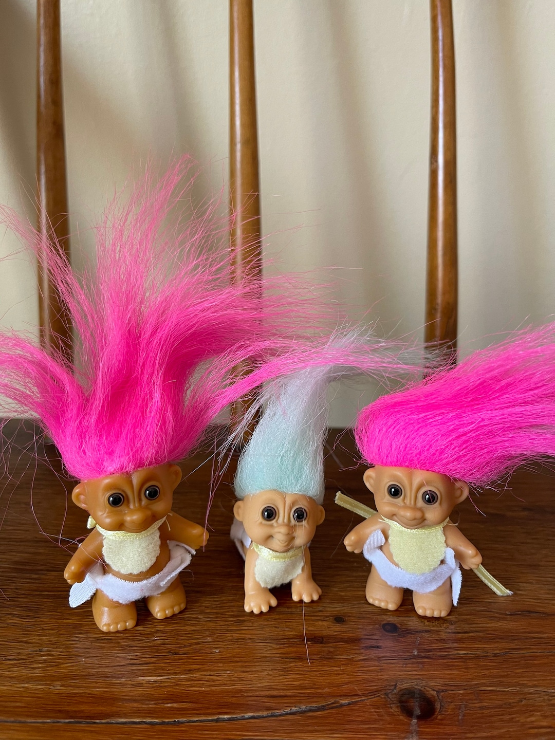 Vintage Troll Doll, Russ Troll Doll, Set of Three, Vintage 90's, Troll ...