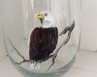 Eagle Stemless Wine Glass