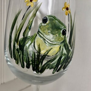 Frog Wineglass