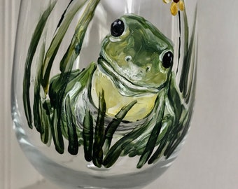 Frog Wineglass