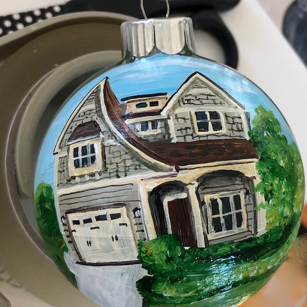 Custom House Ornament - Etsy