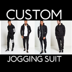 Custom Jogging Suit with free Matching Shirt- Design Your Own Track Suit- Direct To Garment Printing