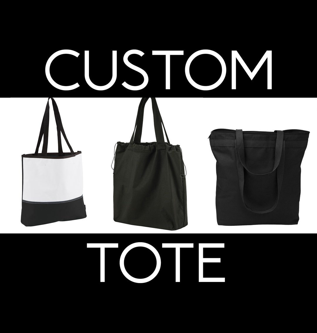 Custom Tote Bag Direct to Garment Printing the Perfect Gift Etsy