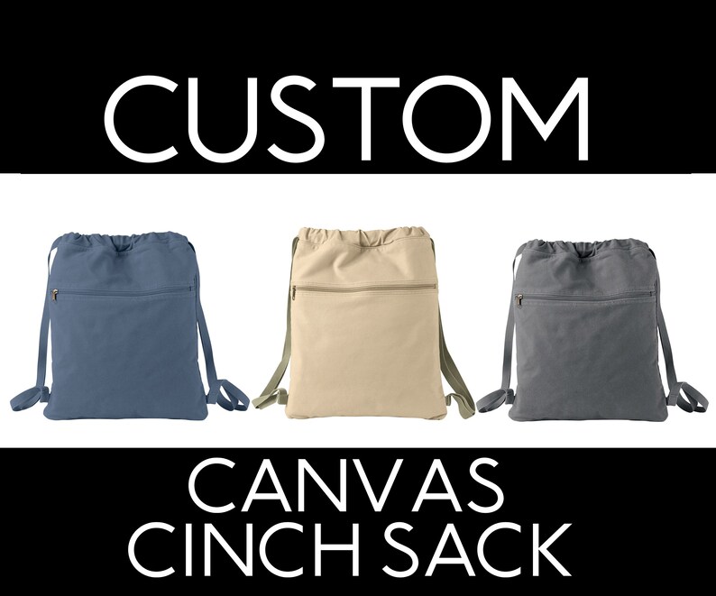 cinch sack style bag