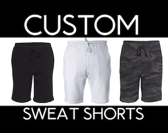 Custom Unisex Sweat Shorts-- Design Your Own Shorts