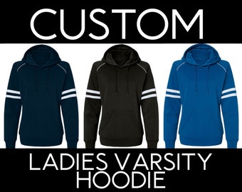 Custom Varsity Ladies Hooded Sweater