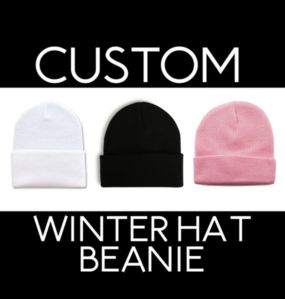 custom logo winter hats