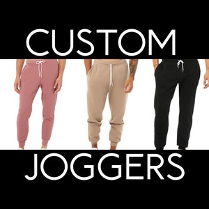 Custom Cotton Joggers-- Add Your Logo To Sweatpants