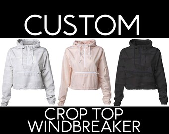 Custom Crop Top Hoodie-- Quality Hoodie- Direct To Garment Printing