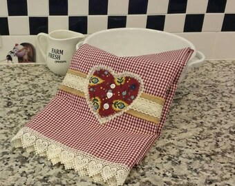 Mothers Day Gift - Tea Towel - Gift for Mom - Kitchen Towel - Farmhouse - Dish Towel - Country Home Decor - Bridal Shower - Birthday Gift