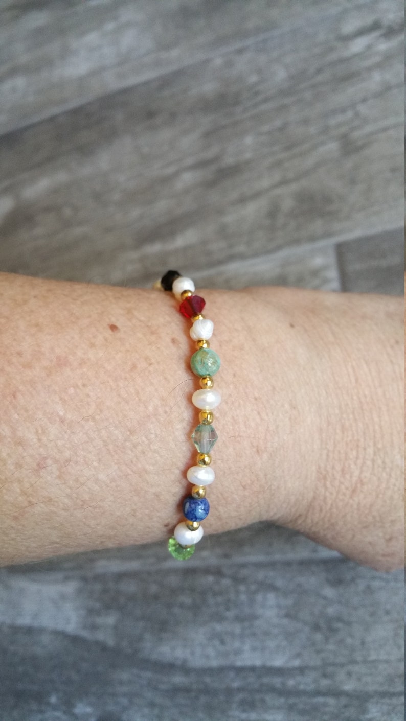 Revelation 21 Pearl Bracelet Christian Jewelry Gemstone Etsy