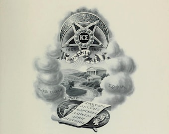 Kappa Sigma Vintage Print