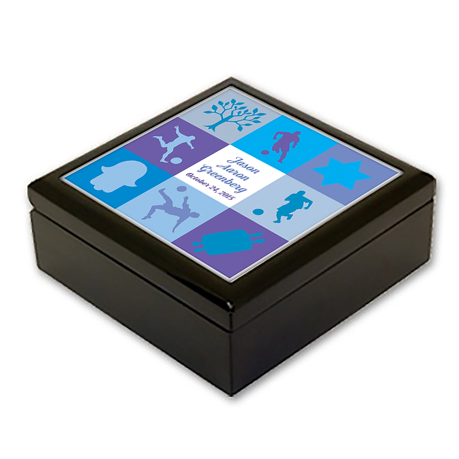 Personalized Bar Mitzvah Keepsake Box Jewish Gift for Teen Etsy