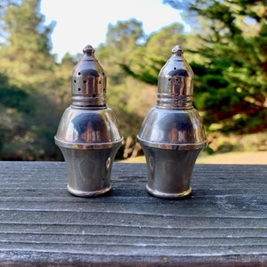 Vintage Sterling Silver Salt & Pepper Shakers