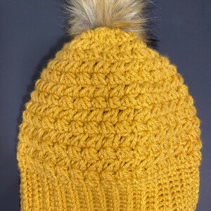 Braided beanie cozy crochet hat