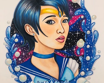 Sailor Mercury Fine Art Print