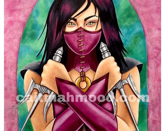 Mileena, Princess of Outworld - Retro Gaming Art Print