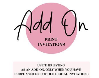 printed invitations etsy