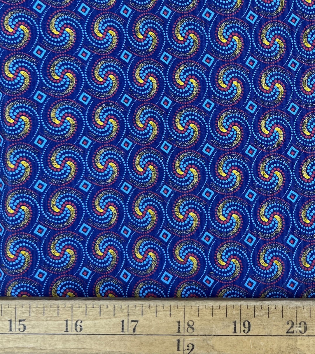 Red, Yellow and Blue on Royal Blue 