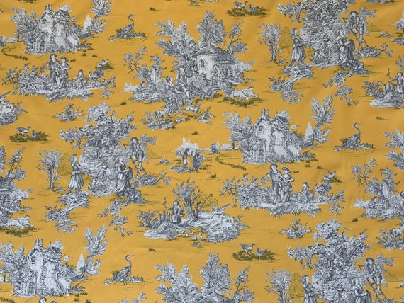 French Pastoral Toile Fabric #84