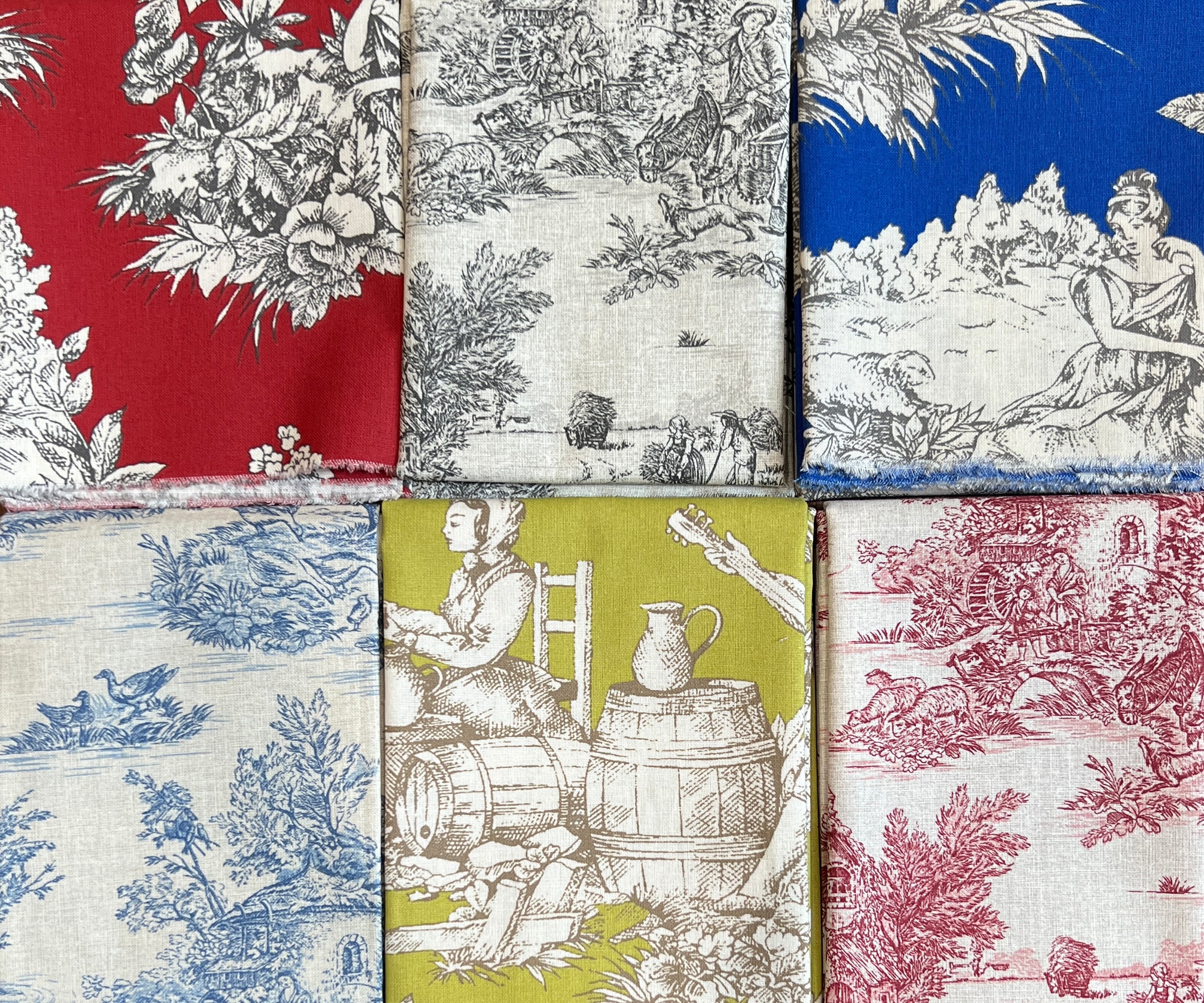 【chi-e-e-i 】poppyTOILE DE JOUY CAP Toile de Jouy cap – POPPY
