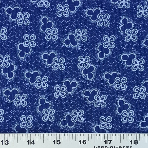 3 Cats indigo floral shweshwe fabric from South Africa sold by the HALF meter from USA- quilting, apparel, home decorating