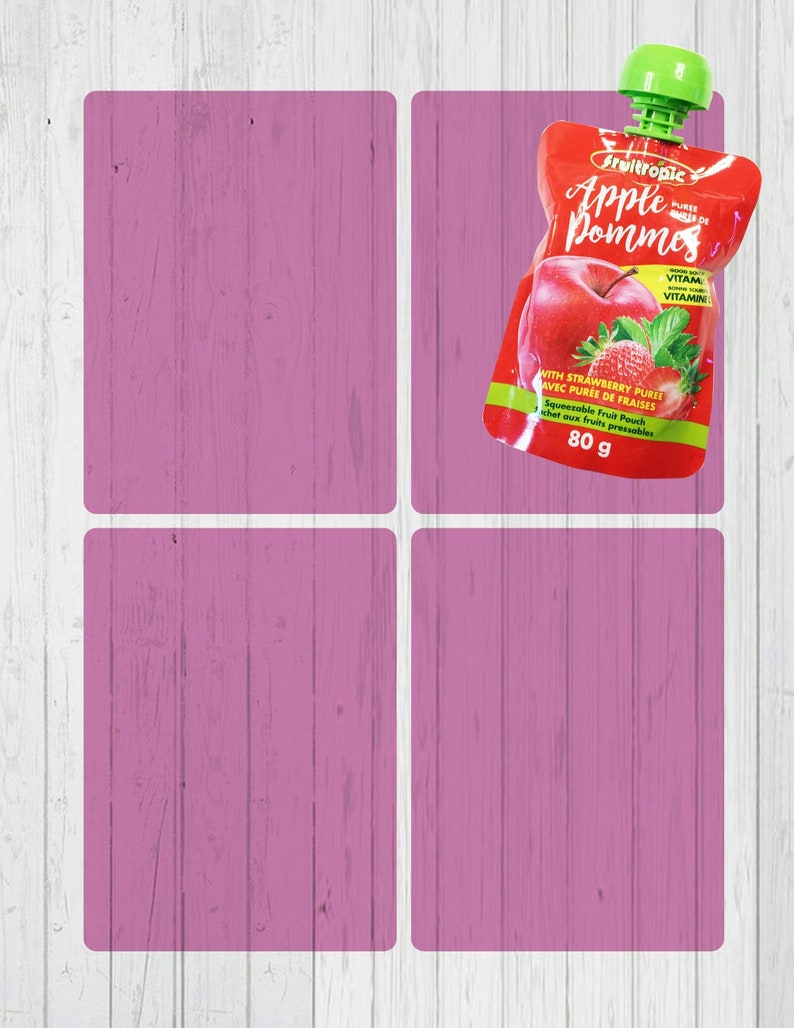Fruit pouch LID cover templates png svg dxf ai psd layered files