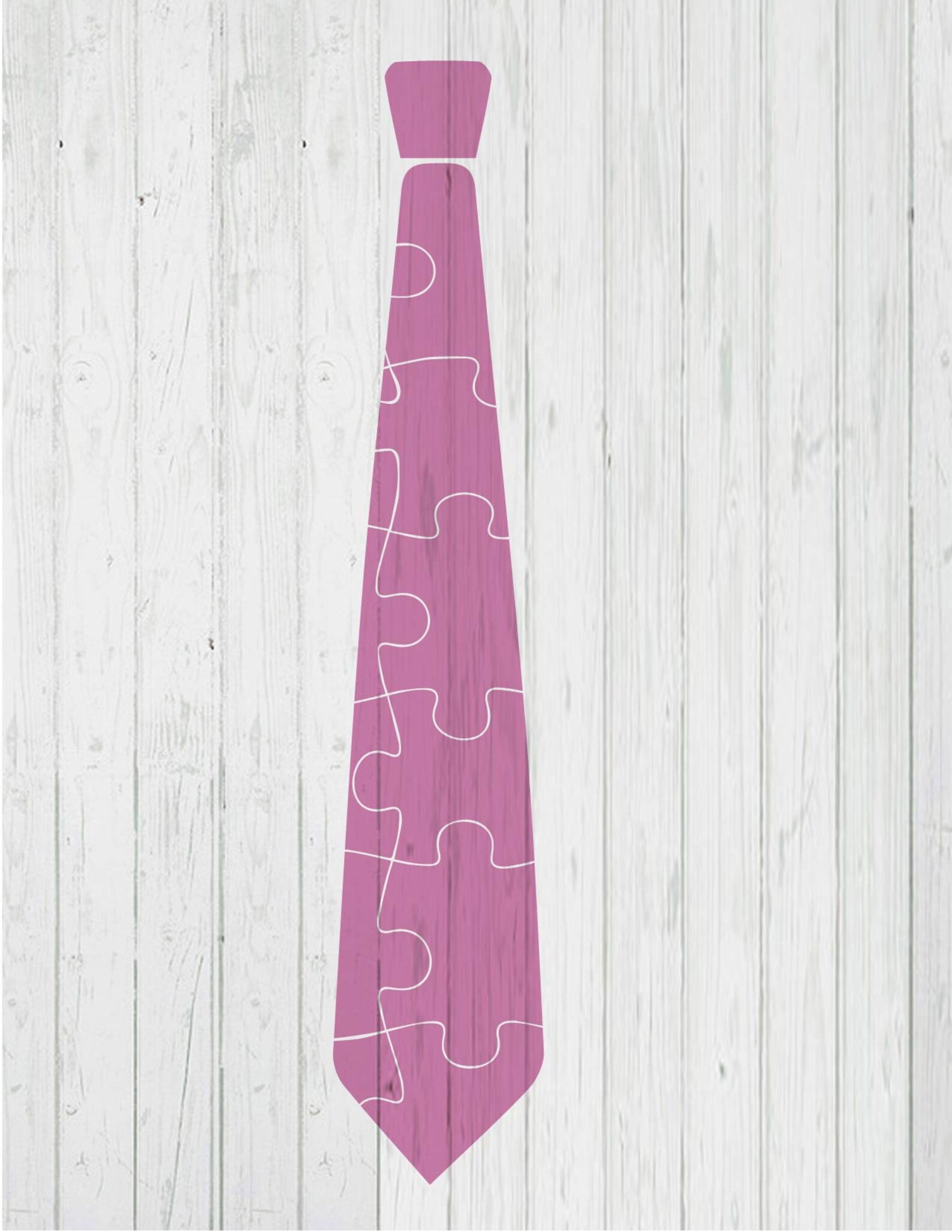 Necktie Puzzle Template Svg Dxf Png Ai Files Etsy Canada