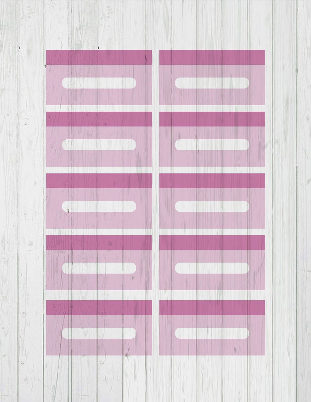 Crayon Wrapper Band Cut File Template Png Svg Dxf Ai Layered Files - Etsy