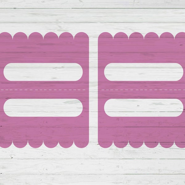 Bag Topper Template - Etsy
