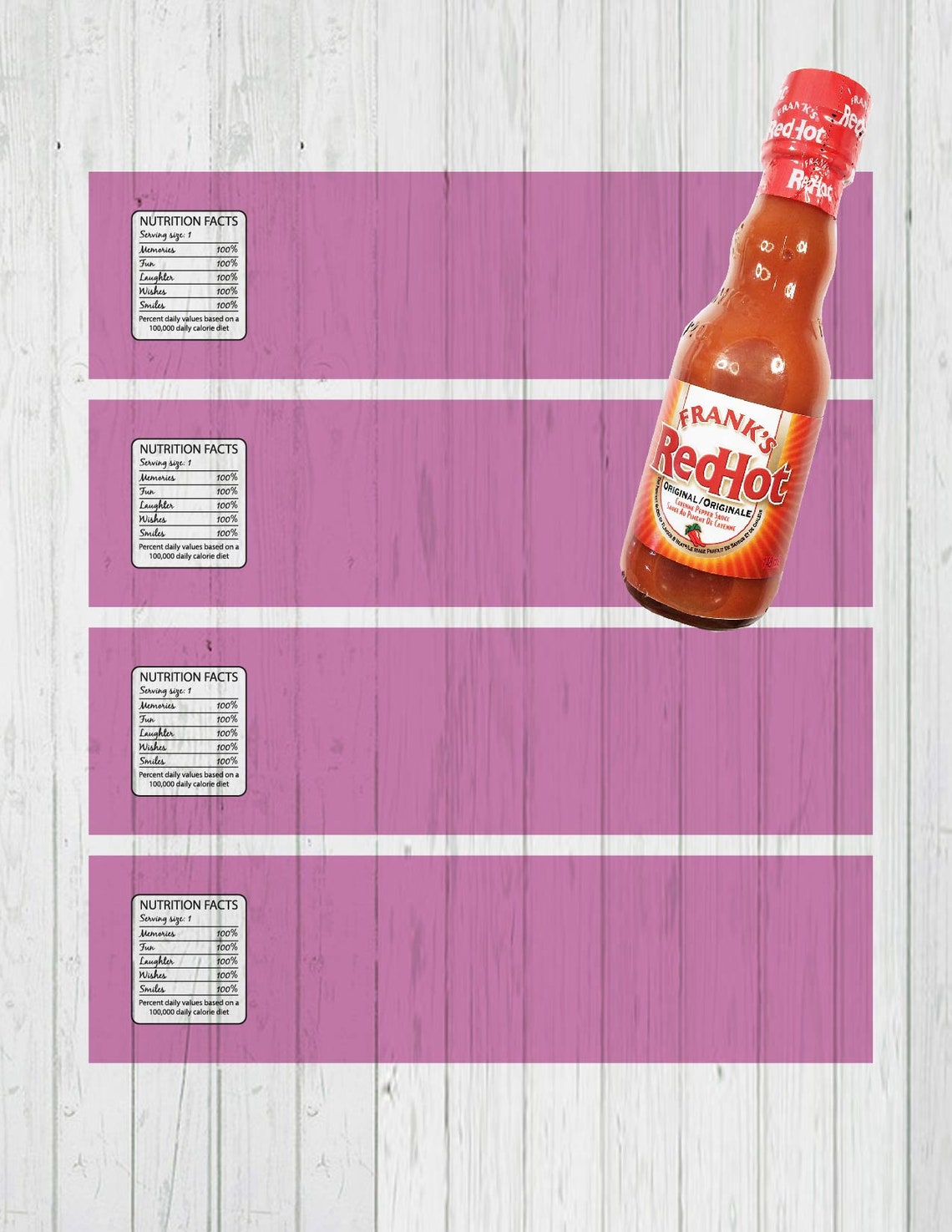 Franks Red Hot Sauce BAND Templates Png Svg Dxf Ai Psd Layered Etsy