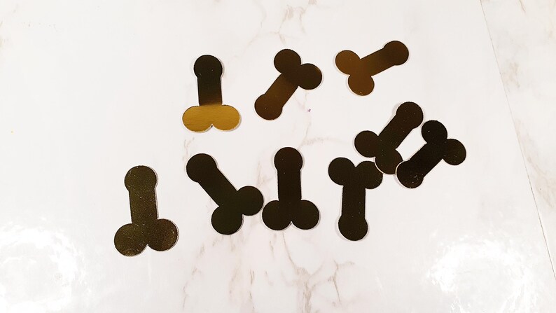 Penis confetti printable template cut file template png svg | Etsy
