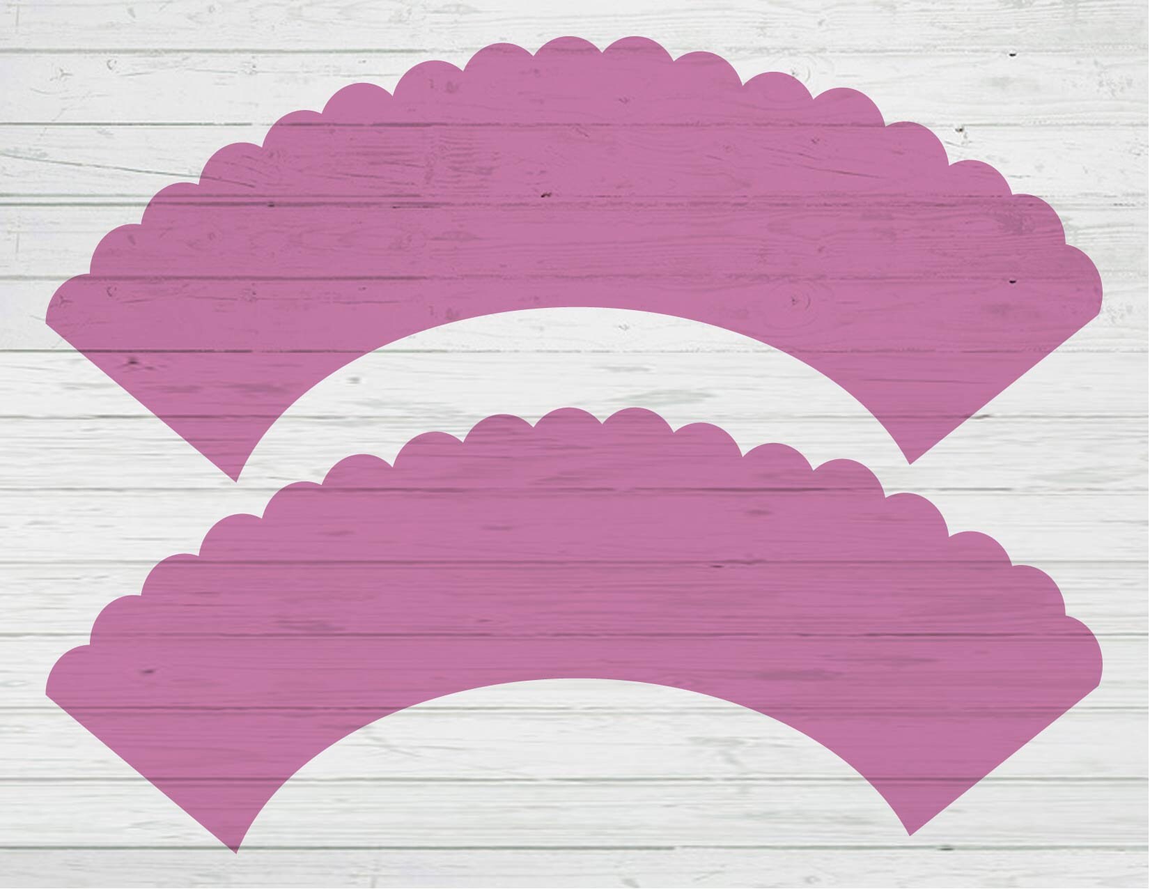 Cupcake wrapper cut file template png svg dxf ai files Etsy