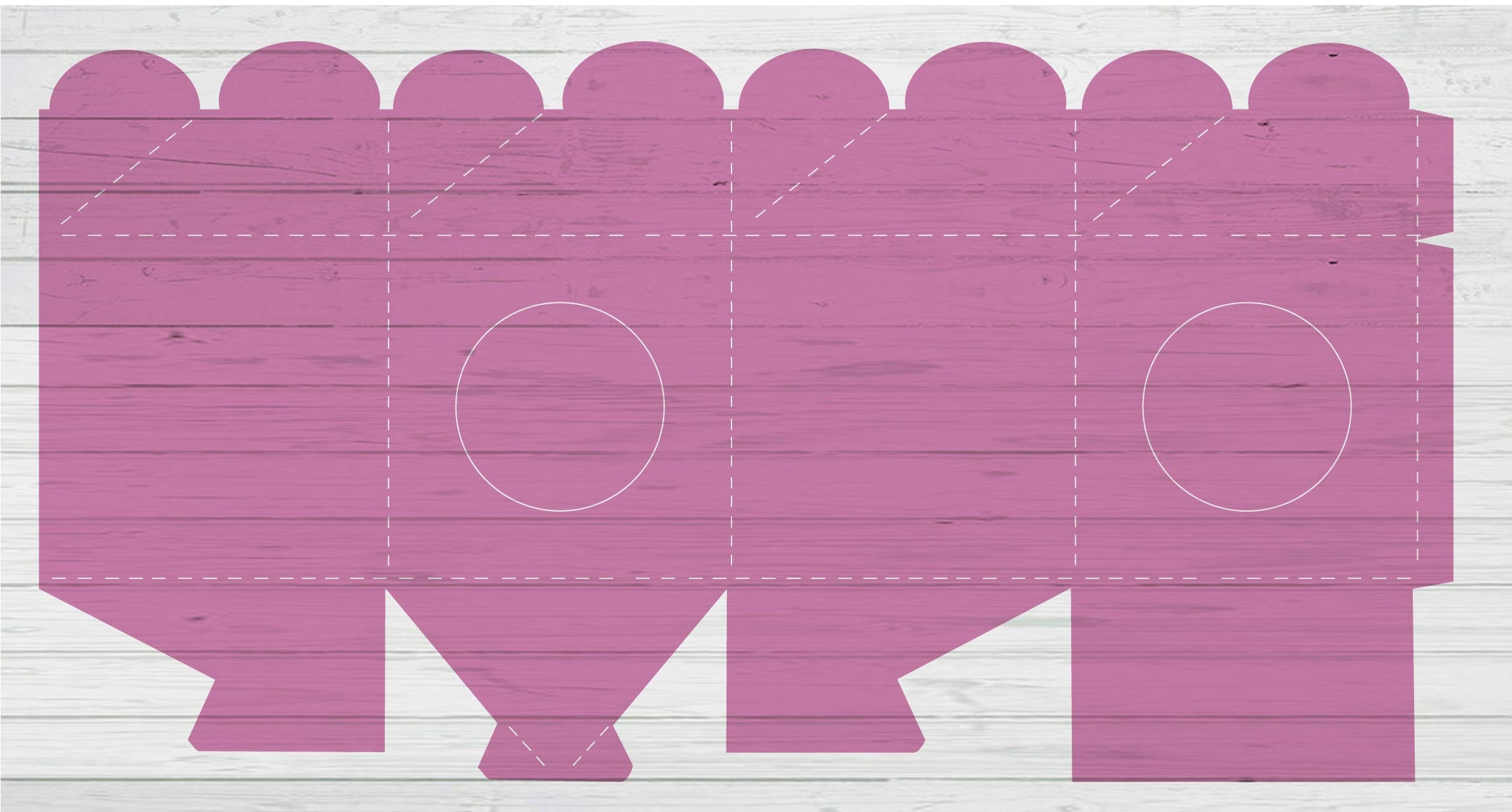 Ornament Box Template Svg