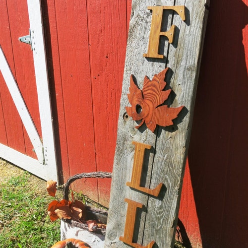 FALL Sign Porch Decoration Thanksgiving Hand Made Letters - Etsy Canada