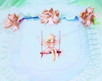 Doll's Pram quilt set * Will fit modern dolls pram/pushchair.. perfect gift,
