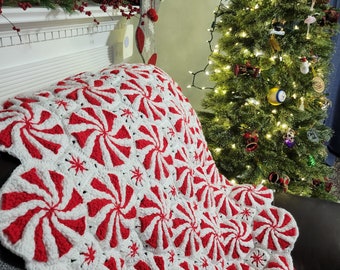 Christmas Peppermint Blanket