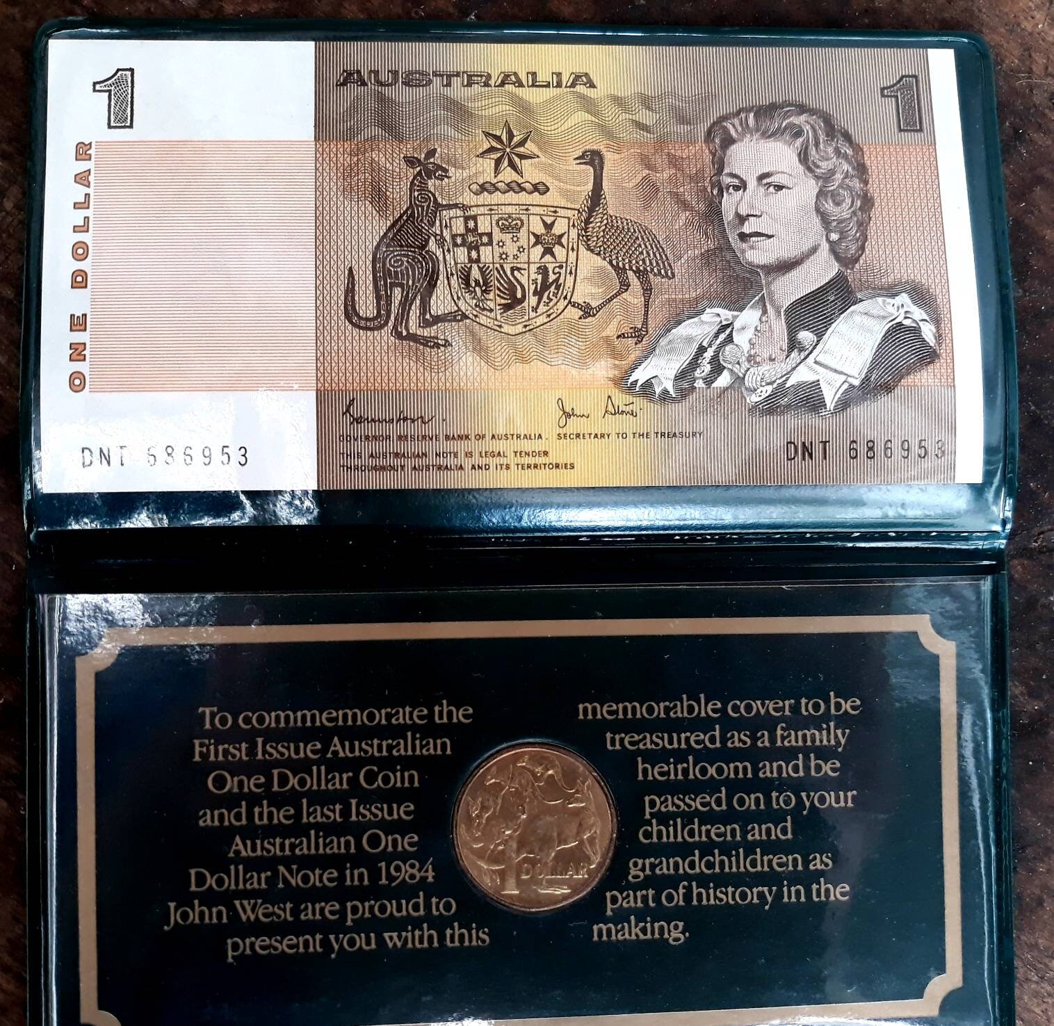 Australian One Dollar Bill